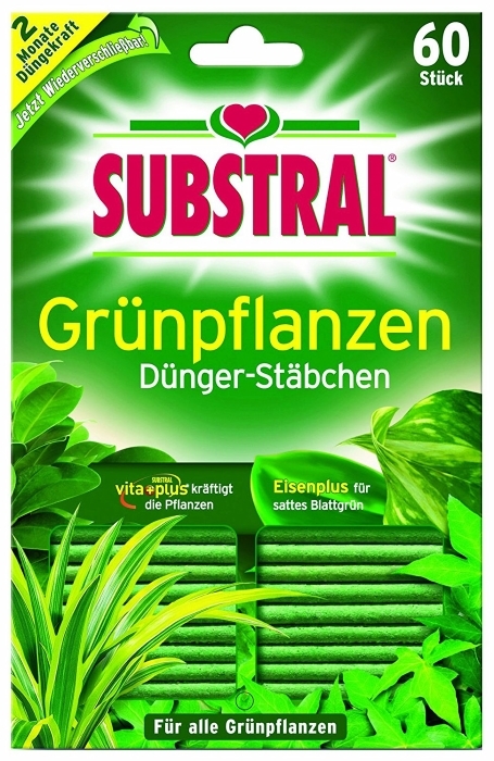 Dünger Stäbchen für Grünpflanzen Substral 60 Stück