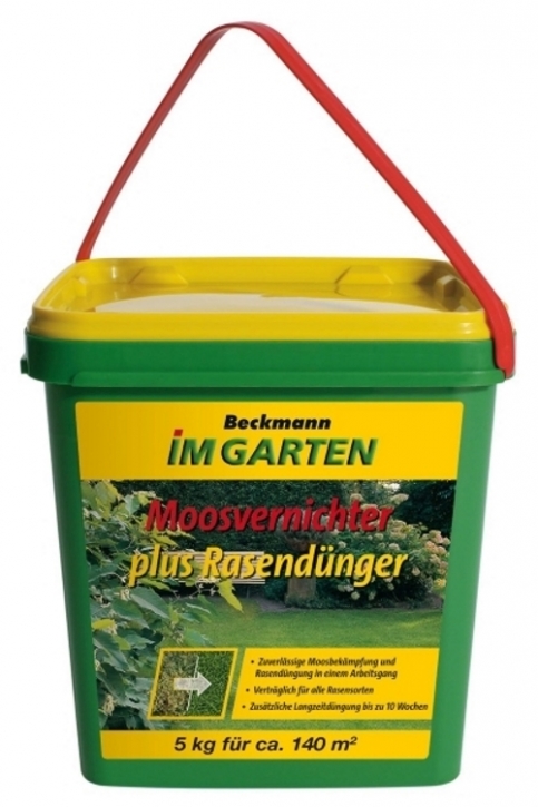Moosvernichter + Rasendünger BIG 5 kg für ca. 140 m²