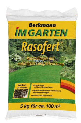 Rasen Dünger Rasofert org.min. 5 kg für 100 m²