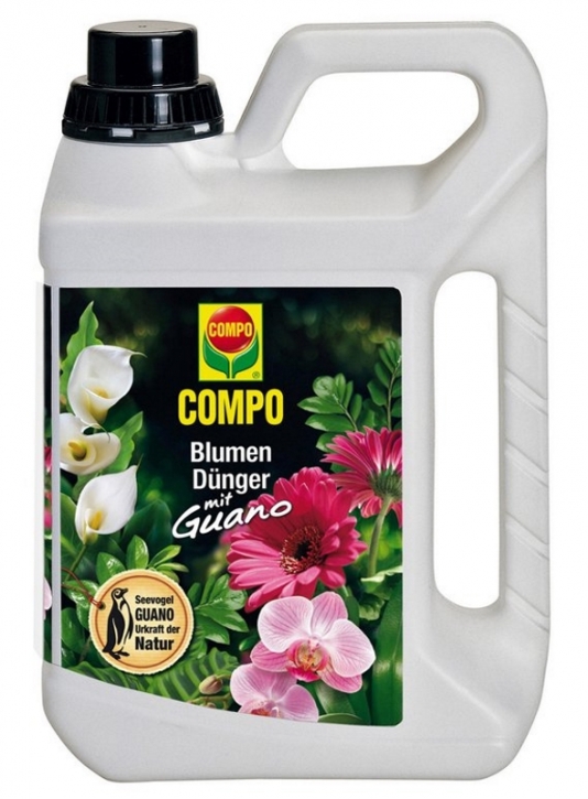 Blumen Dünger mit Guano Compo 3 Liter
