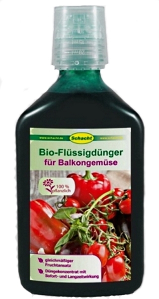 Bio Flüssigdünger für Balkongemüse Schacht 350 ml