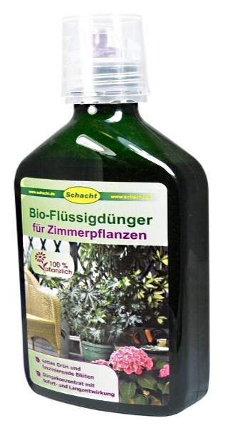 Schacht Bio Flüssigdünger für Zimmerpflanzen 350 ml