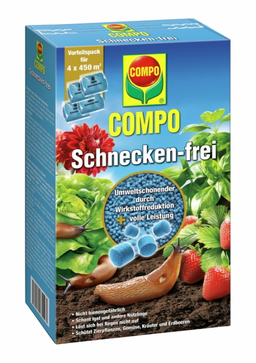 Compo Schnecken-frei Vorteilspack 1 kg (4 x 250 g)
