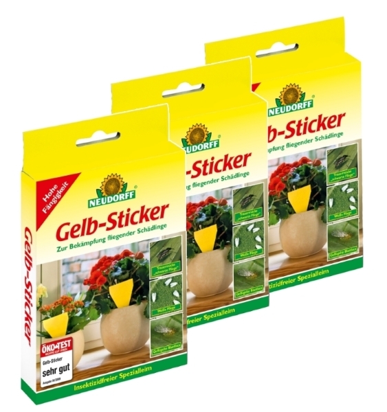 Gelb Sticker Neudorff Insektizidfrei Sparset 30 Stück