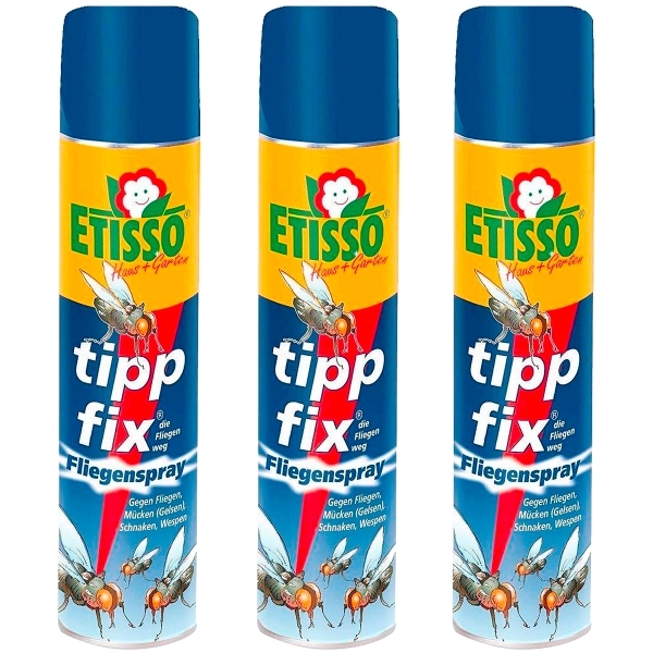 Etisso tipp fix Fliegenspray Sparpack 3 x 400 ml