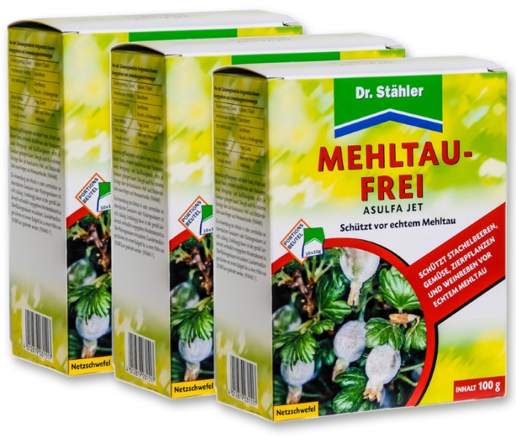 Mehltau Frei Asulfa Jet Netzschwefel Sparpack 3 x 100 g