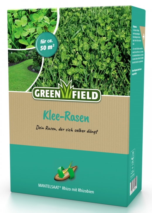 Greenfield Klee-Rasen Mantelsaat 1 kg für ca. 50 m²