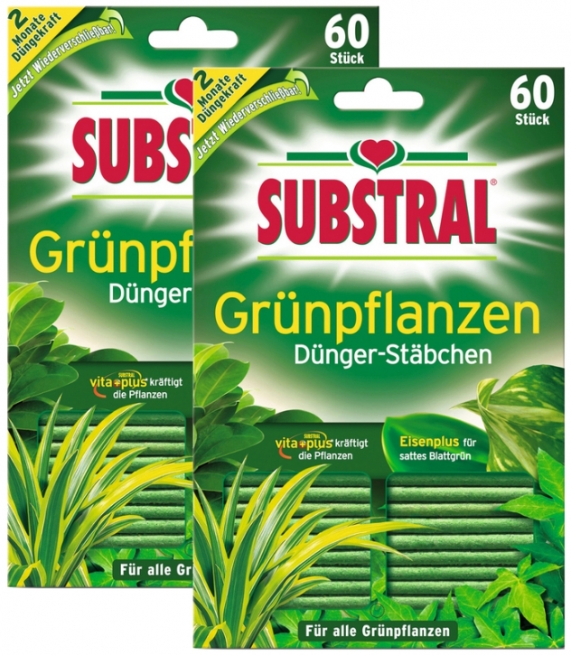 Dünger Stäbchen für Grünpflanzen Substral 120 Stück