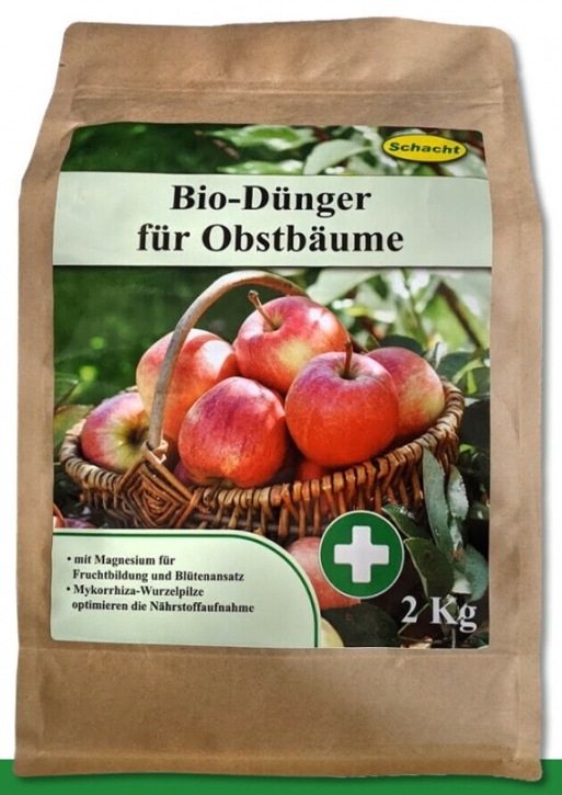 Bio Dünger für Obstbäume organisch 2 kg Schacht