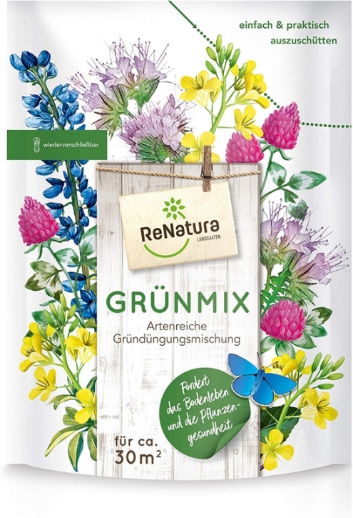 Grünmix Greenfield ReNatura 500 g (Gründünger) für ca. 30 m²