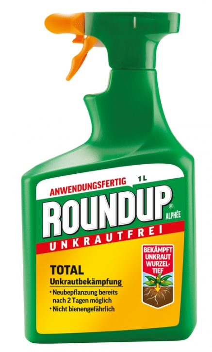 Unkrautfrei Round Up Sprühflasche Alphee 1 Liter