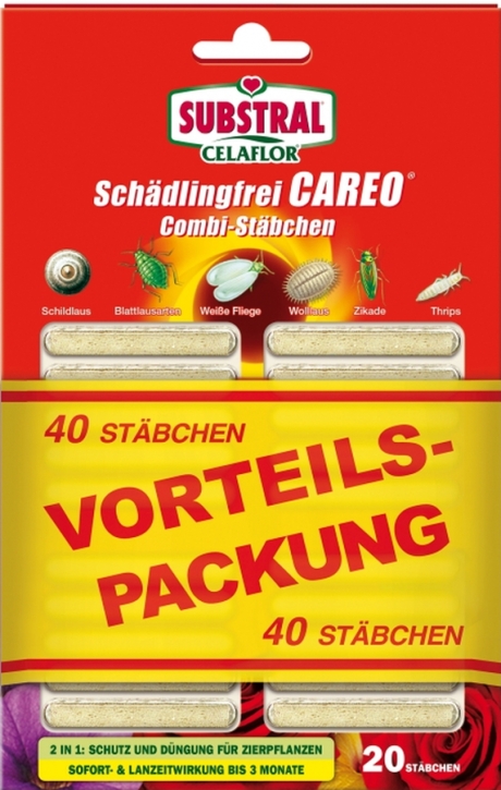 Schädlingsfrei Careo Combi Stäbchen Vorteilspack 40 Stück