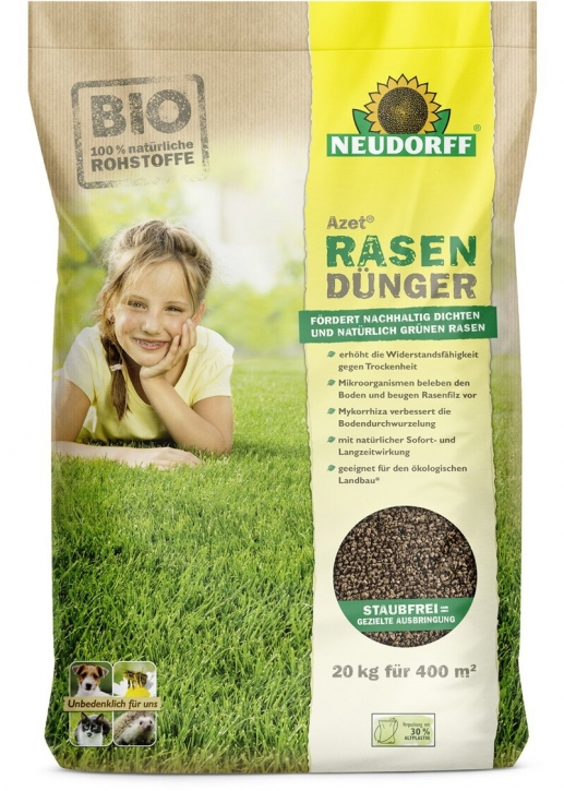 Rasen Dünger Azet Neudorff 20 kg