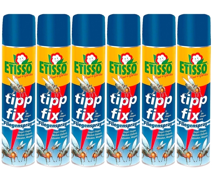 Etisso tipp fix Fliegenspray Sparpack 6 x 400 ml