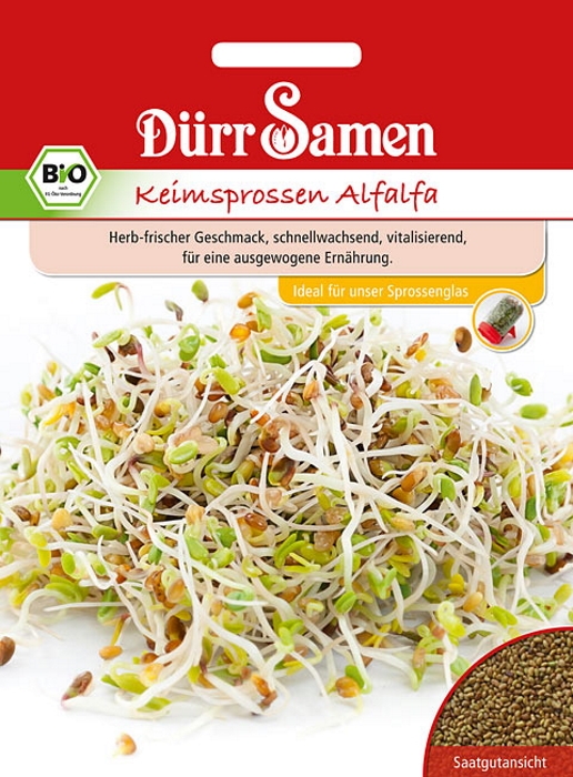 BIO-Keimsprossen Alfalfa, Keimsaat Inhalt 50g