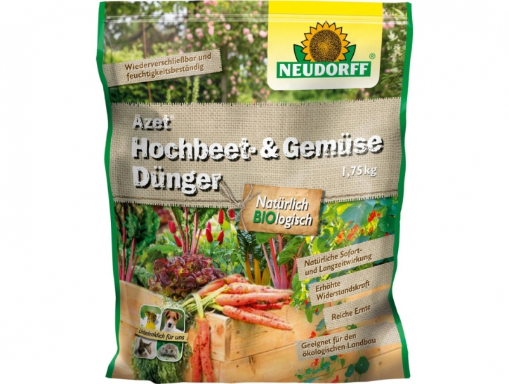 Neudorff Hochbeet- und Gemüse Dünger Azet 1,75 kg
