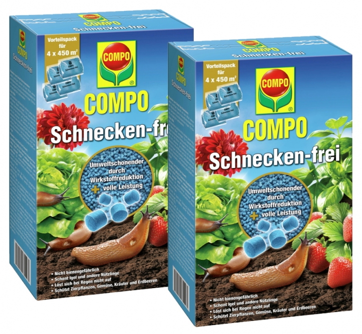 Compo Schnecken-frei Sparpack 2 x 1 kg