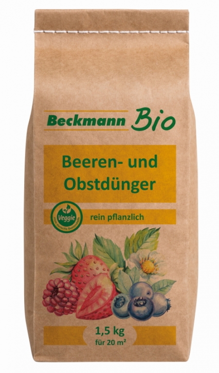 BIO Beeren- und Obstdünger 1,5 kg für ca. 10 - 20 m² Veggie Dünger organisch